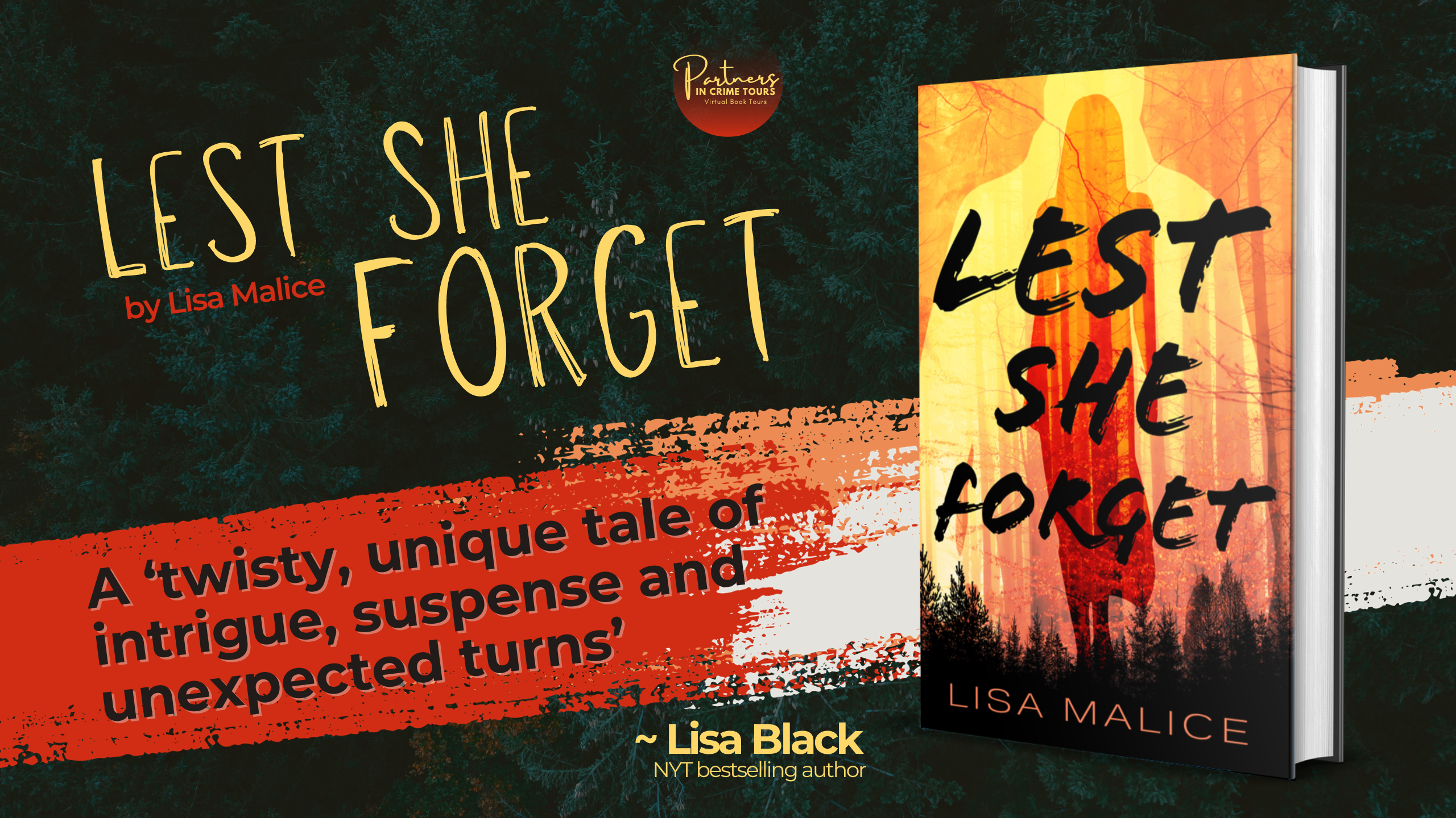 Lest She Forget by Lisa Malice Banner